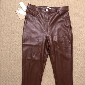 Wilfred Free Aritzia leather pants WITH TAGS